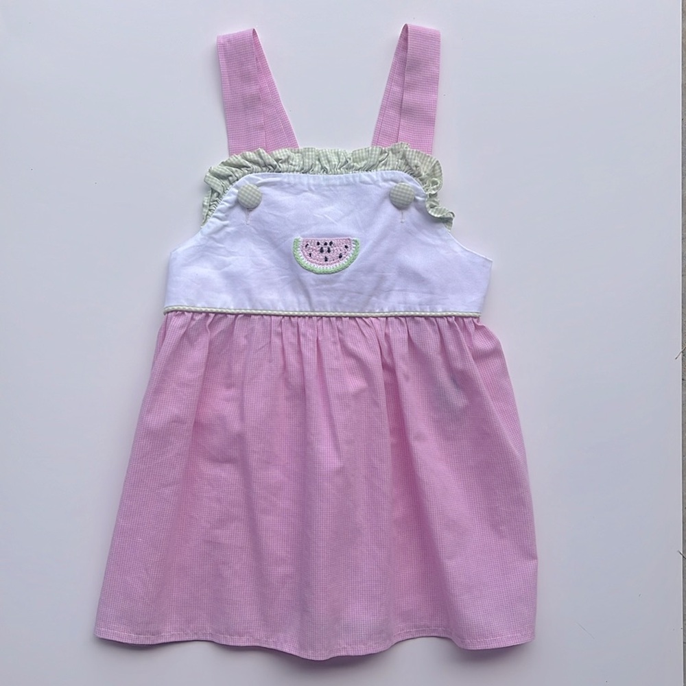 Hand embroidered Watermelon Dress